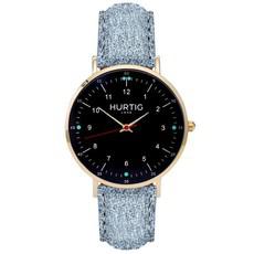 Horloge Moderno Tweed Goud Zwart & Grijs via Shop Like You Give a Damn