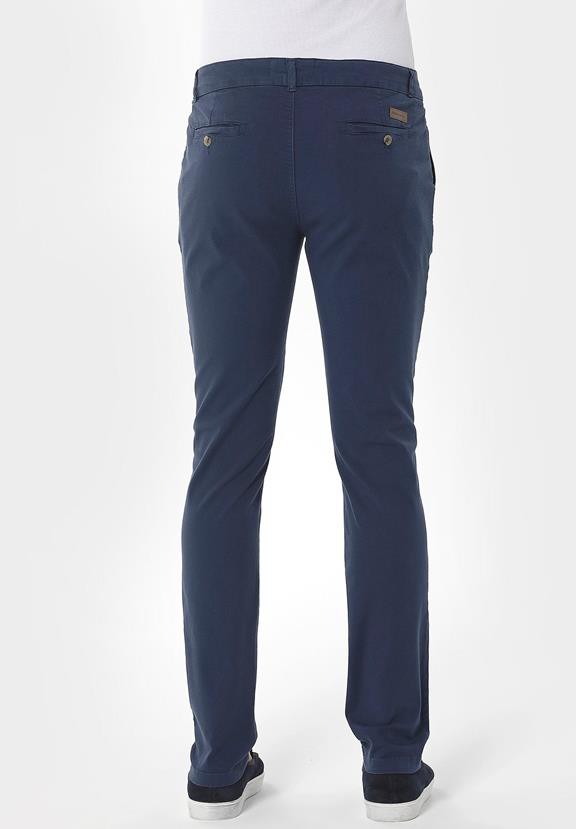 Chinobroek Slim Marineblauw from Shop Like You Give a Damn