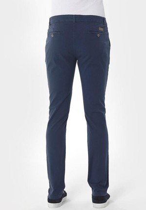 Chinobroek Slim Marineblauw from Shop Like You Give a Damn