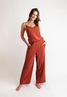 Jumpsuit Oleandro Chili via Shop Like You Give a Damn