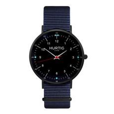 Moderno Montezuma Horloge Zwart, Zwart & Oceaanblauw via Shop Like You Give a Damn