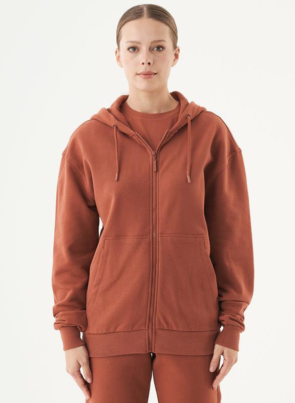 Unisex Zip-Up Hoodie Junda Cinnamon from Shop Like You Give a Damn