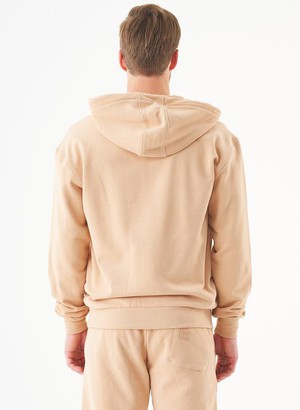 Unisex Zip-Up Hoodie Junda Beige from Shop Like You Give a Damn