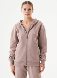 Unisex Zip-Up Hoodie Junda Mocha via Shop Like You Give a Damn