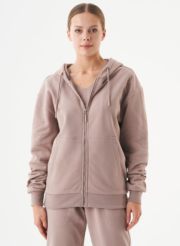 Unisex Zip-Up Hoodie Junda Mocha from Shop Like You Give a Damn