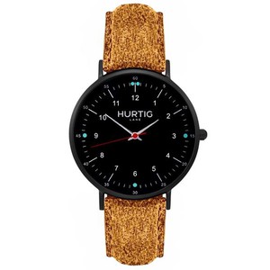 Horloge Moderna Tweed Zwart & Camel from Shop Like You Give a Damn