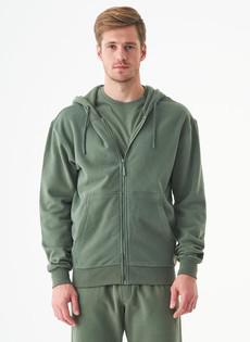 Unisex Zip-Up Hoodie Junda Olive via Shop Like You Give a Damn