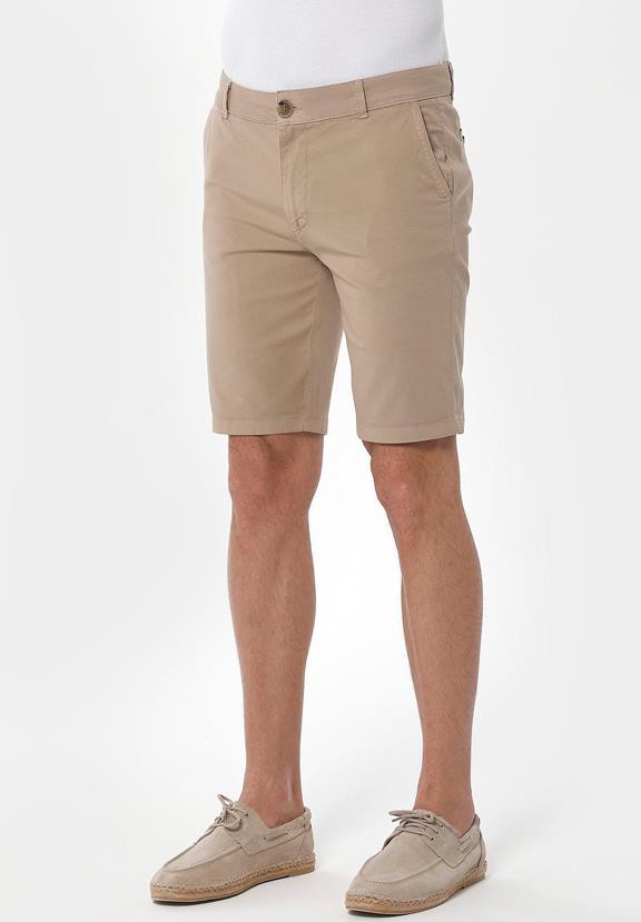 Chinoshort Slank Beige from Shop Like You Give a Damn