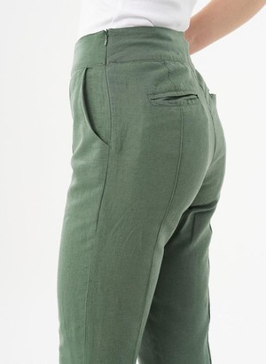 Broek Linnenmix Groen from Shop Like You Give a Damn