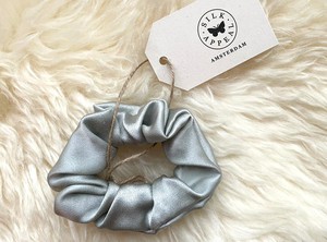 Zijden scrunchie - zilvergrijs from Silk Appeal