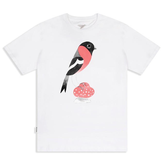 matt sewell bullfinch organic tee from Silverstick