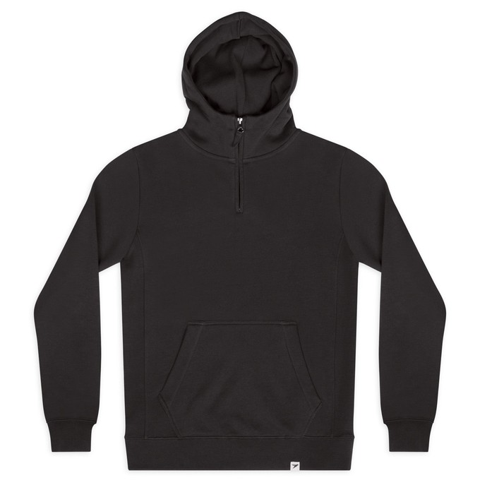 lowe organic cotton quarter zip hoodie from Silverstick