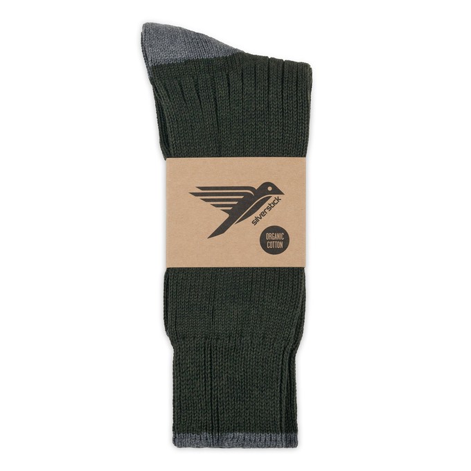 caburn organic cotton sock from Silverstick