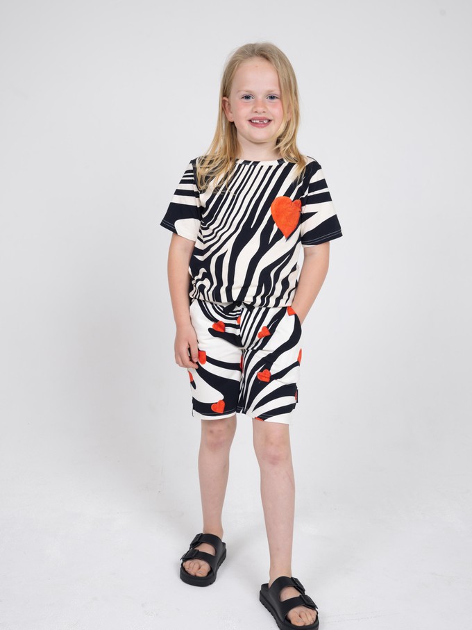 Zebra Love T-shirt Kinderen from SNURK