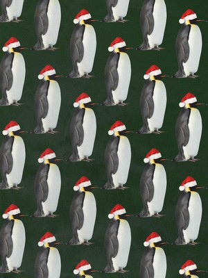 Penguin Xmas T-shirt lange mouwen Dames from SNURK