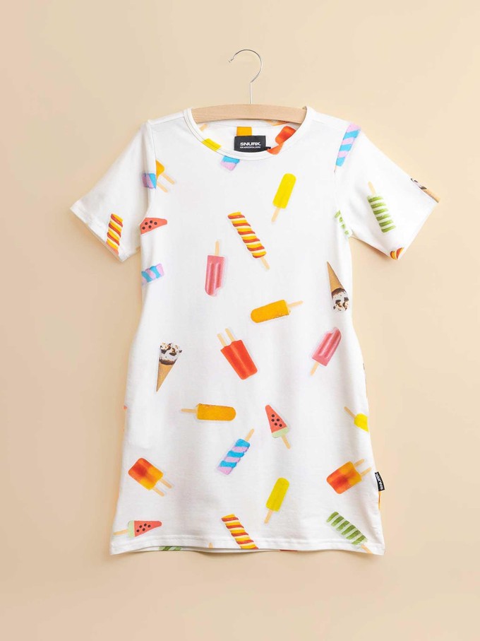 Popsicles T-shirt Dress Kinderen from SNURK