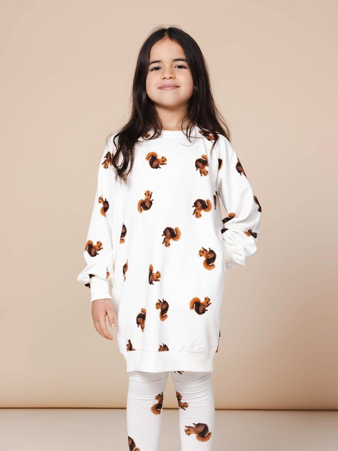 Squirrels Sweater Dress Kinderen from SNURK