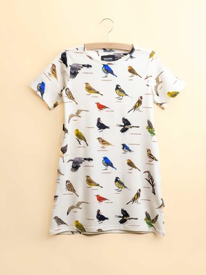 Bird Watching T-shirt Dress Kinderen from SNURK