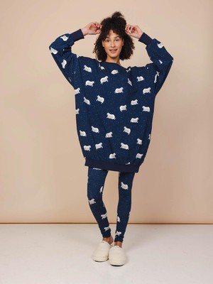 Counting Sheep Sweater Dress en Legging set Dames from SNURK