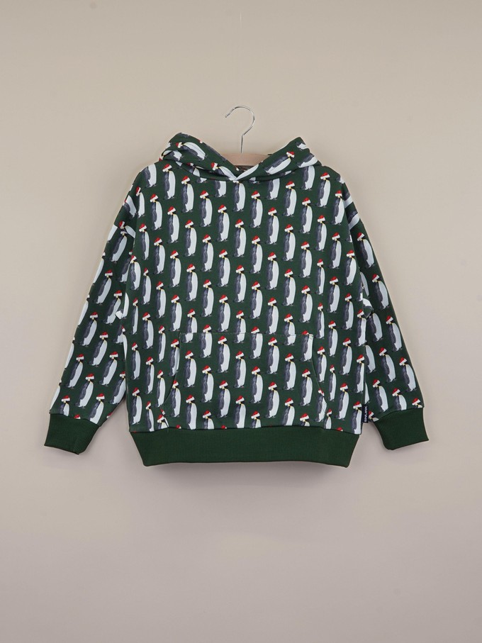 Penguin Xmas Oversized Hoodie Kinderen from SNURK