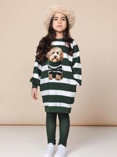 Labradoodle Sweater Dress en Legging set Kinderen via SNURK