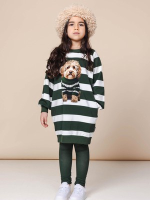 Labradoodle Sweater Dress en Legging set Kinderen from SNURK