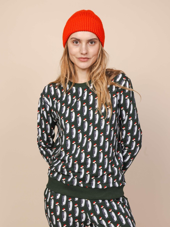 Penguin Xmas Party Sweater Dames from SNURK