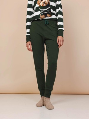 Dark Green Broek Dames from SNURK