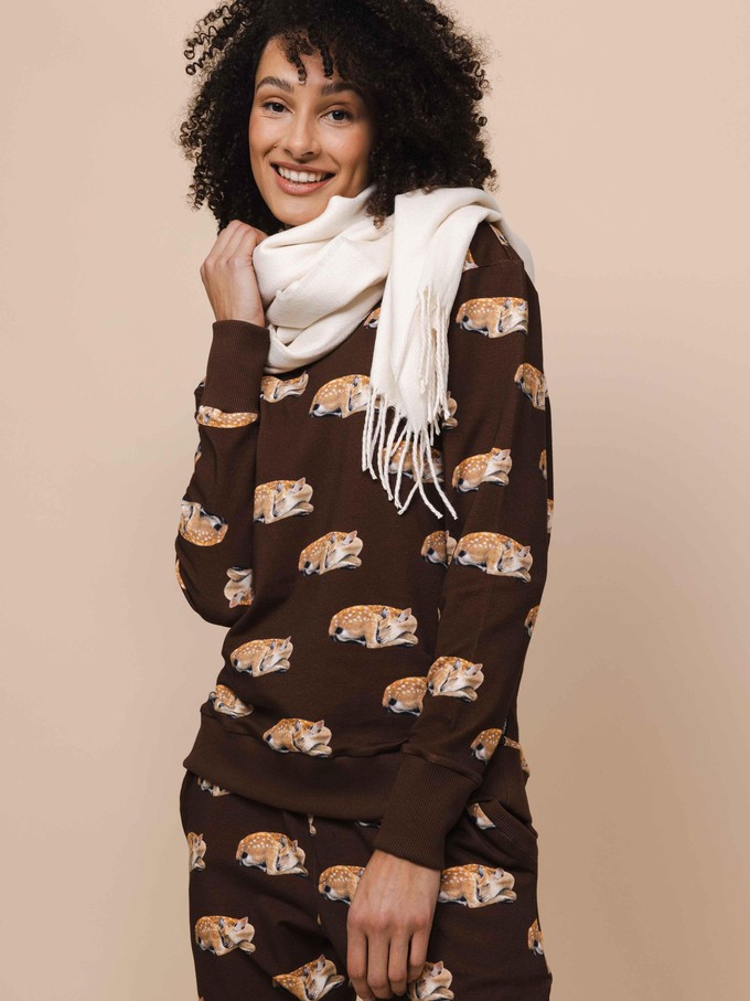 Sleeping Deer Sweater Dames from SNURK