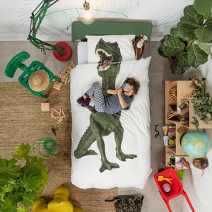 Dino pillow case 60 x 70 cm from SNURK