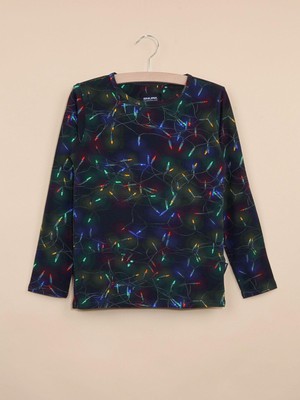 Xmas Lights T-shirt lange mouwen Kinderen from SNURK