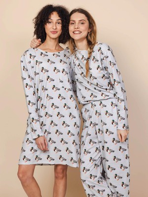 Quack! T-shirt lange mouwen en Wijde broek set Dames from SNURK