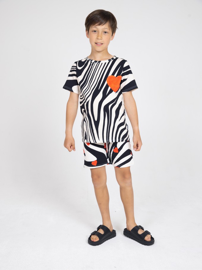 Zebra Love T-shirt Kinderen from SNURK