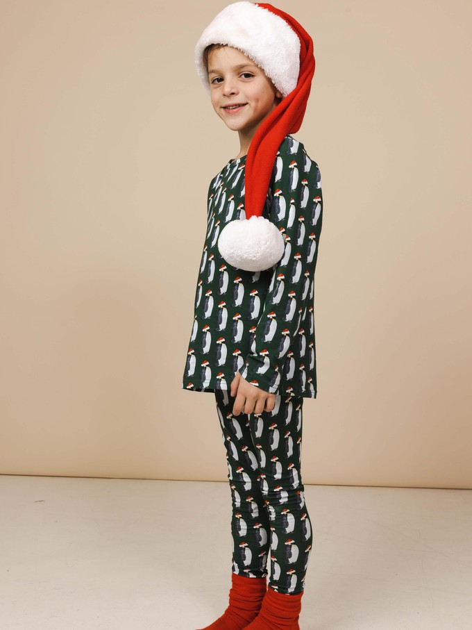 Penguin Xmas T-shirt lange mouwen Kinderen from SNURK