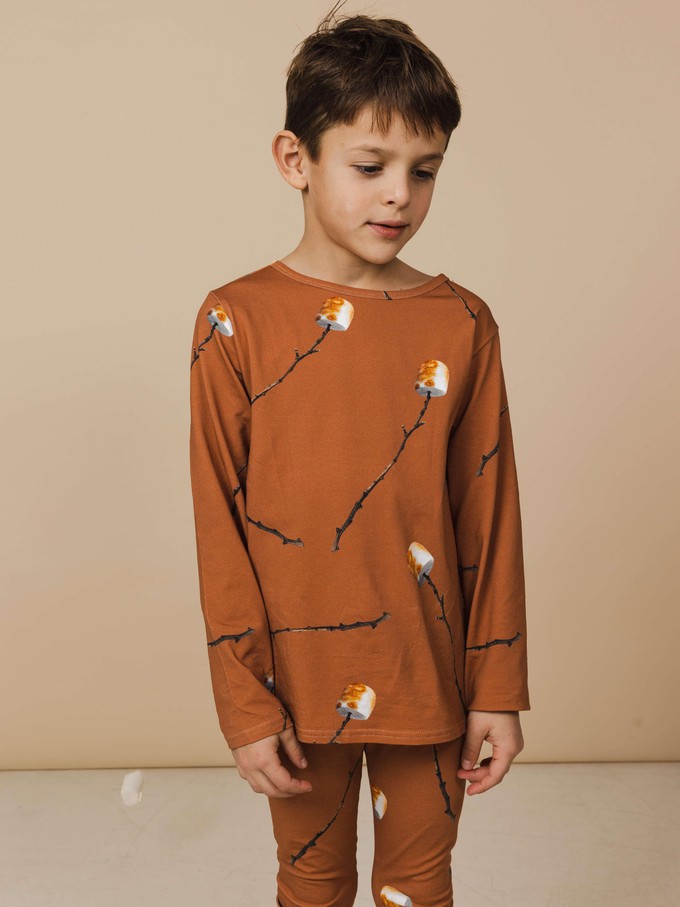 Marshmallow T-shirt lange mouwen Kinderen from SNURK