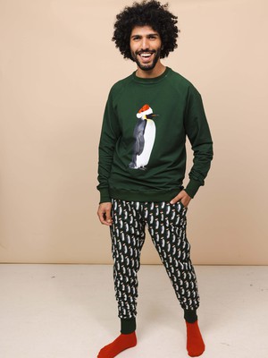 Penguin Xmas Broek Heren from SNURK