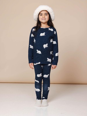 Counting Sheep T-shirt lange mouwen en Legging set Kinderen from SNURK