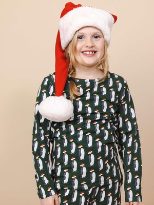 Penguin Xmas T-shirt lange mouwen Kinderen from SNURK