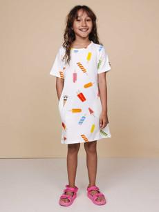 Popsicles T-shirt Dress Kinderen via SNURK