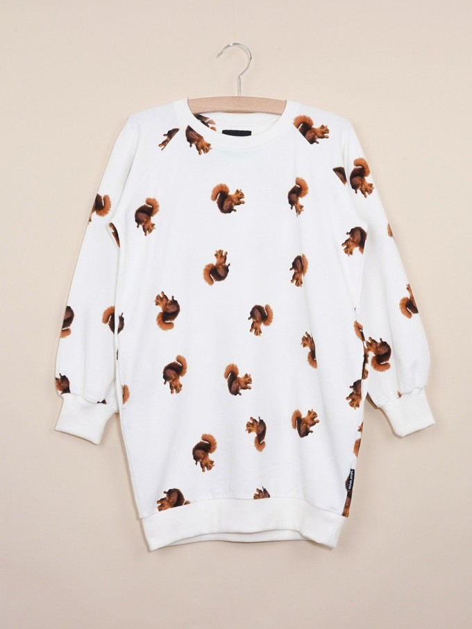 Squirrels Sweater Dress Kinderen from SNURK