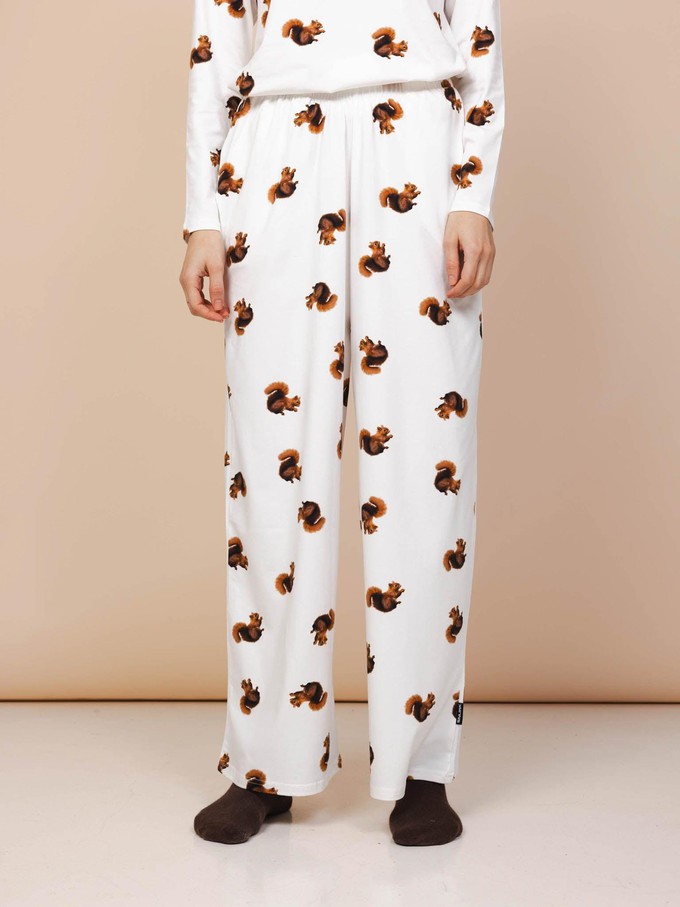 Squirrels T-shirt lange mouwen en Wijde broek set Dames from SNURK