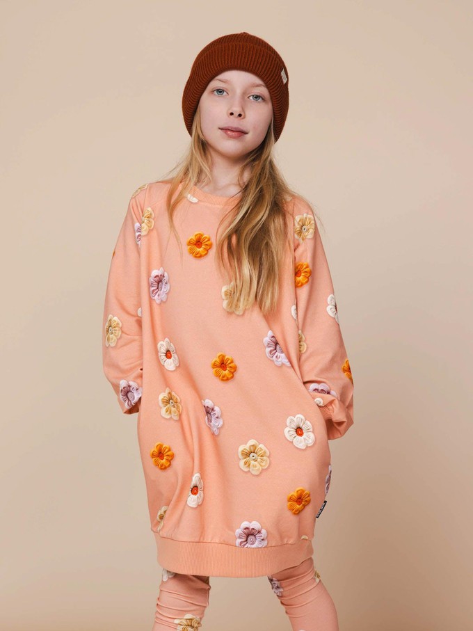 Flower Power Sweater Dress en Legging set Kinderen from SNURK