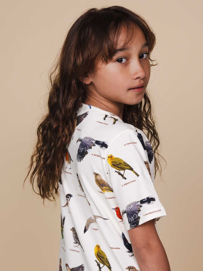 Bird Watching T-shirt Dress Kinderen from SNURK