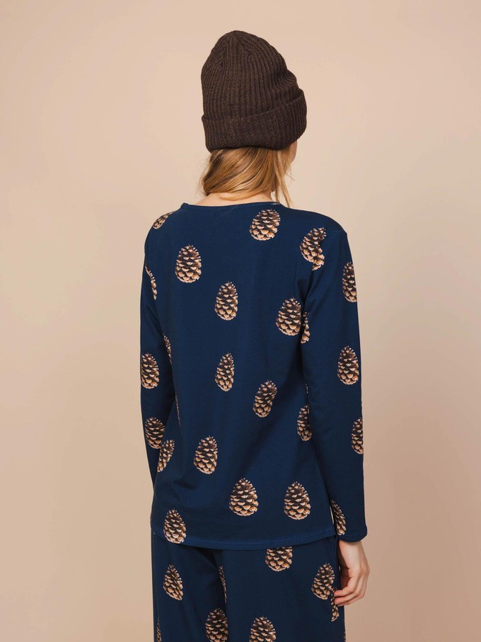 Pinecones T-shirt lange mouwen Dames from SNURK