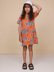 Zebras T-shirt Dress Kinderen via SNURK