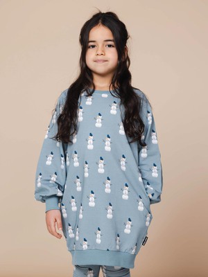 Mr. Snowman Sweater Dress en Legging set Kinderen from SNURK