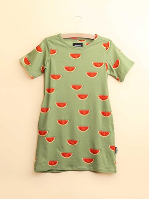 Watermelon T-shirt Dress Kinderen from SNURK