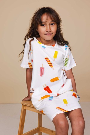 Popsicles T-shirt Dress Kinderen from SNURK