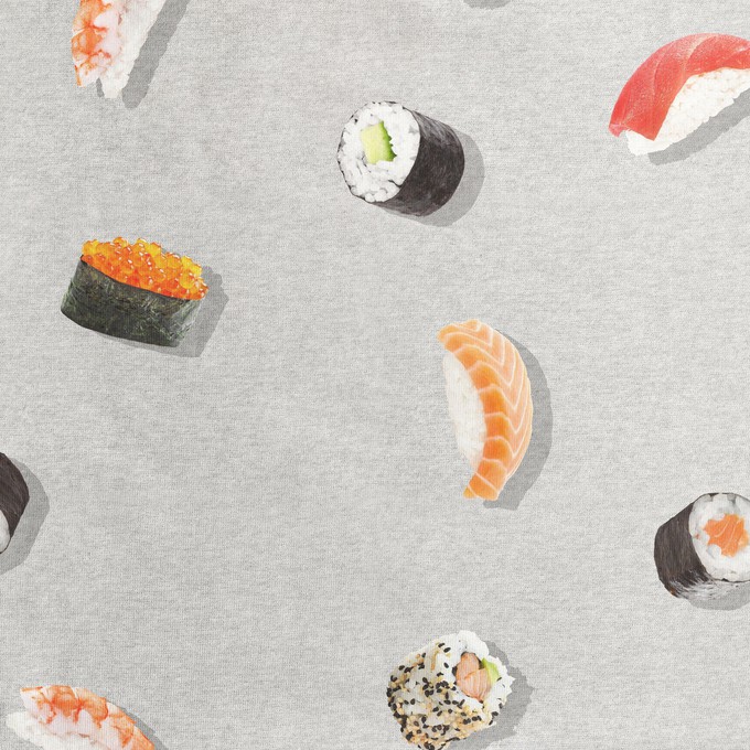 Sushi Sunday V-neck T-shirt Dames from SNURK