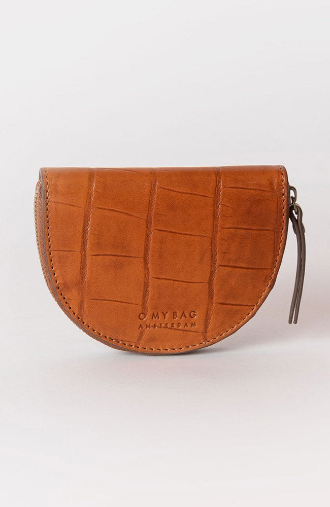 Laura Cognac Croco portemonnee from Sophie Stone